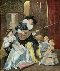 La Sarabande,1895 (Illustration)