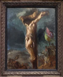 Crucifixion. Peinture d