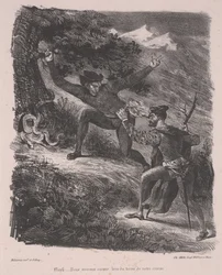 Faust et Méphistophélès dans les montagnes du Harz