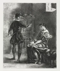 Hamlet et Ophélie