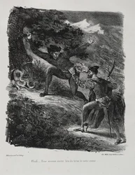 Illustrations pour Faust : Faust et Méphistophélès dans les montagnes du Harz
