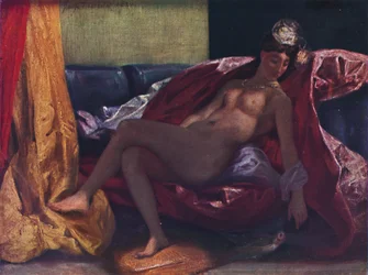 La femme au perroquet, 1827