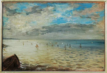 La mer vu des hauteurs de Dieppe - the sea seen
from Dieppe …