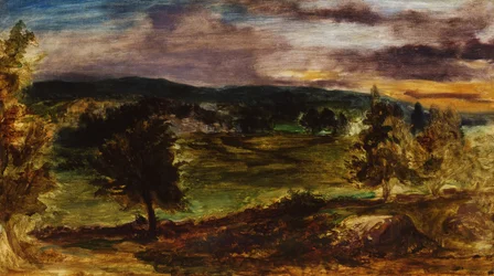 Paysage à Champrosay, c.1849