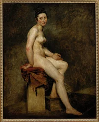 Assise nue, aussi appelée Mlle ...