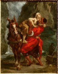 Le Bon Samaritain. Peinture d