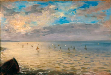 La mer vue des hauteurs de Dieppe