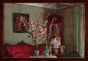 Intérieur du salon à Bohdanów - Malwy
