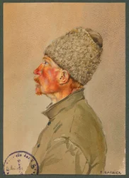 Un soldat russe écoutant la messe, Gustrow