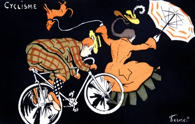 Cyclisme, vers 1910-20 (carte postale)