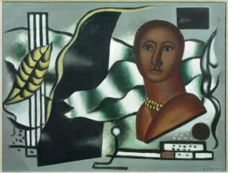 Composition avec personnage