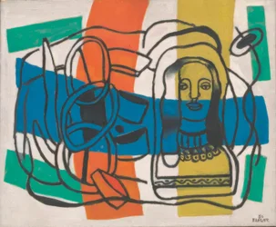 Composition avec statuette