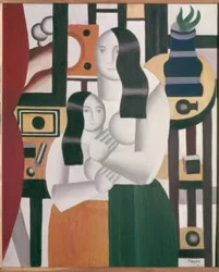 Deux femmes debout