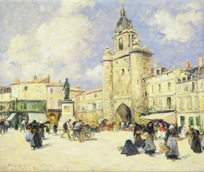 La place de la ville à La Rochelle