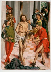 Flagellation (peinture sur bois)