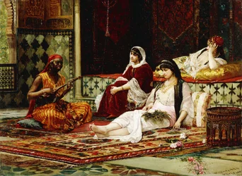Dans le harem, 1881