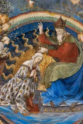 Couronnement de la Vierge, détail
