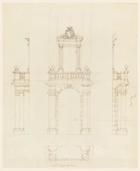 Encadrement de porte et cadre de porte