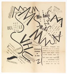 Consonnes, voyelles, nombres en liberté. Les mots en liberté futuristes, 1915