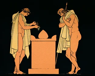 Oreste au tombeau de son père, 1880