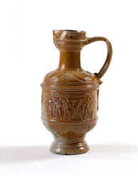 Cruche à bière, fabriquée à Raeren, Belgique, vers 1580-1600