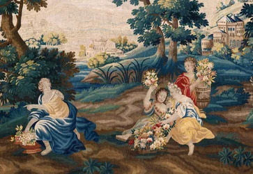 Tapisserie flamande. Fin du XVIIe siècle. Propriété de l