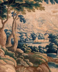 Tapisserie flamande. Appelée Verdure. Atelier d