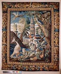 Tapisserie flamande. Dite verdure. Manufacture d