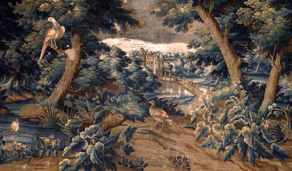 Tapisserie flamande. Verdure. Fin XVIIe-début XVIIIe siècle. Propriété de l