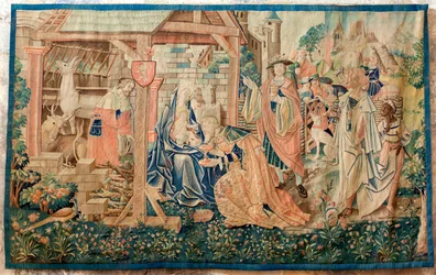 Ancienne cathédrale Notre-Dame. Collections du musée. Tapisserie flamande. L