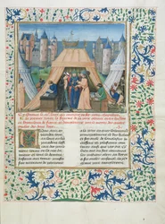 MS W201 f.147 Traité de paix de Chroniques d