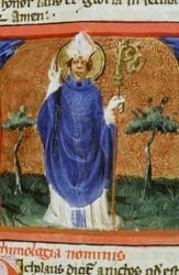 Ms Gen 1111 Page de la Legenda Aurea, Bruges, vers 1400-10