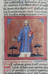 Page de la Legenda Aurea, Bruges, vers 1400-10