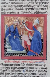Page de la Legenda Aurea, Bruges, vers 1400-10
