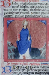 Page de la Legenda Aurea, Bruges, vers 1400-10