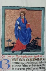 Page de la Legenda Aurea, Bruges, c.1400-10