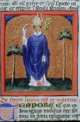 Page de la Legenda Aurea, Bruges, c.1400-10