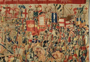 Musée paroissial des tapisseries (Museo Parroquial de Tapices de Pastrana). Tapisserie flamande. Prise d