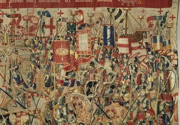 Tapisserie montrant les conquêtes du roi Alphonse V du Portugal