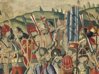 Tapisserie montrant les conquêtes du roi Alphonse V du Portugal