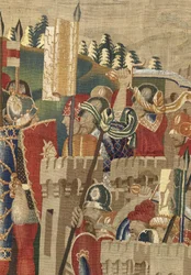 Tapisserie montrant les conquêtes du roi Alphonse V du Portugal