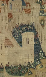 Tapisserie montrant les conquêtes du roi Alphonse V du Portugal