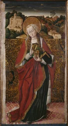 Triptyque, Sainte Marie-Madeleine, panneau droit