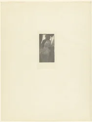 Femme à demi nue avec un bâton penchée sur un grand livre. Petite sorcière. Départ pour le sabbat. L