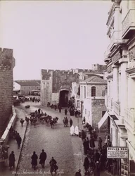 Intérieur de la Porte de Jaffa