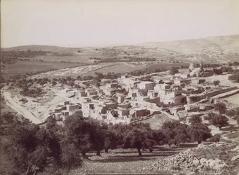 Vue générale de Béthanie, vers 1880