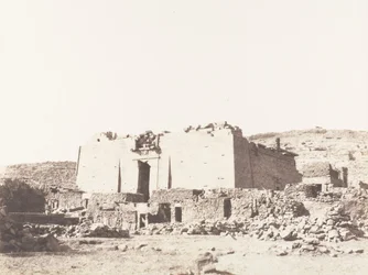 Kalabcheh Talmis, Ruines du temple - Façade et Mur d