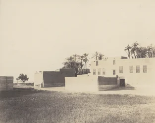 Syout, Habitations Arabes sur le Bord du Nil