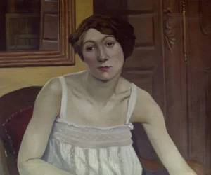 Portrait de femme en demi-figure