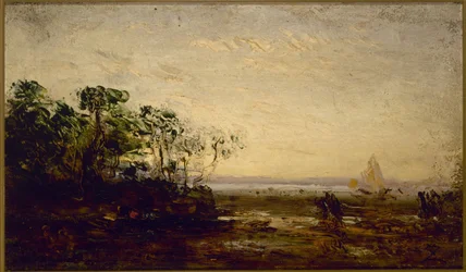 Martigues, effet de crépuscule, entre 1850 et 1900